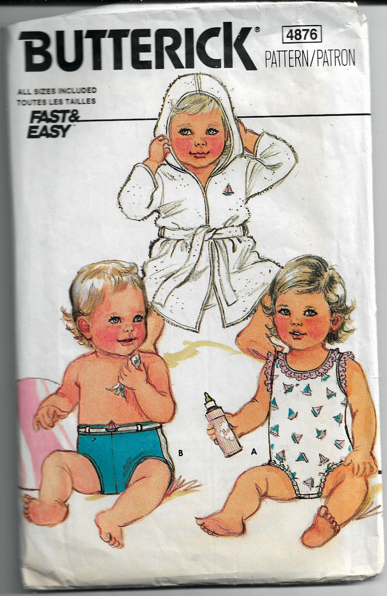 Butterick 2269 Toddler Girls' Sportswear Seperates Vintage Sewing