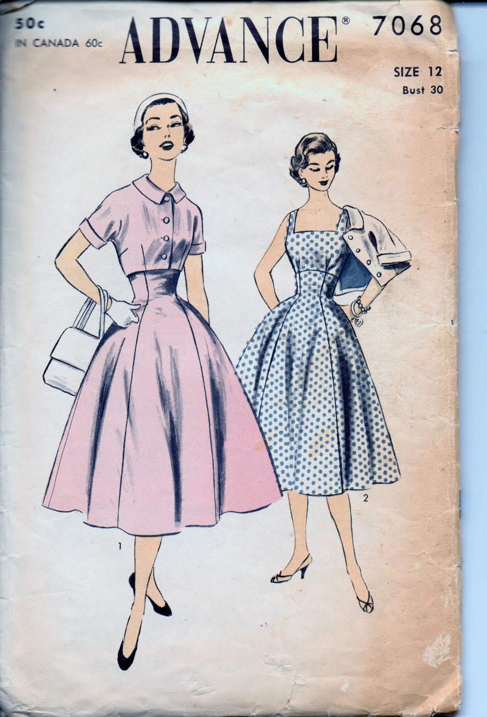 https://www.vintagestitching.com/cdn/shop/products/Advance-7068-Ladies-Princess-Empire-Waist-Jumper-Dress-Bolero-Jacket-Vintage-50_s-Sewing-Pattern-Advance_500x@2x.jpg?v=1588167983