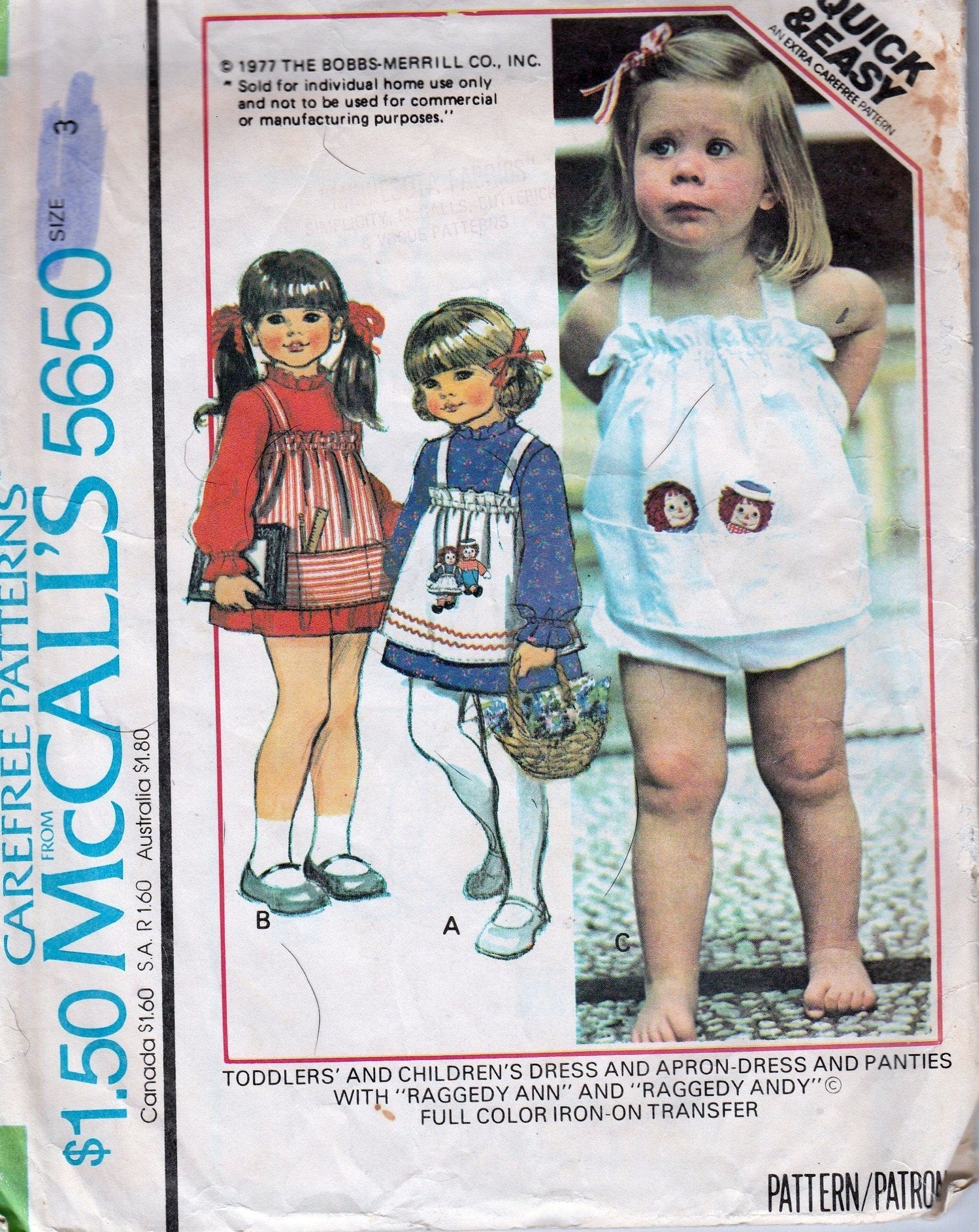 1960s Girl's Mini Dress Sewing Pattern With Pants or Leggings Size 10  Childs Mod Fashion Dated 1970 Short Long Sleeve Mccall's 2554 -  Denmark