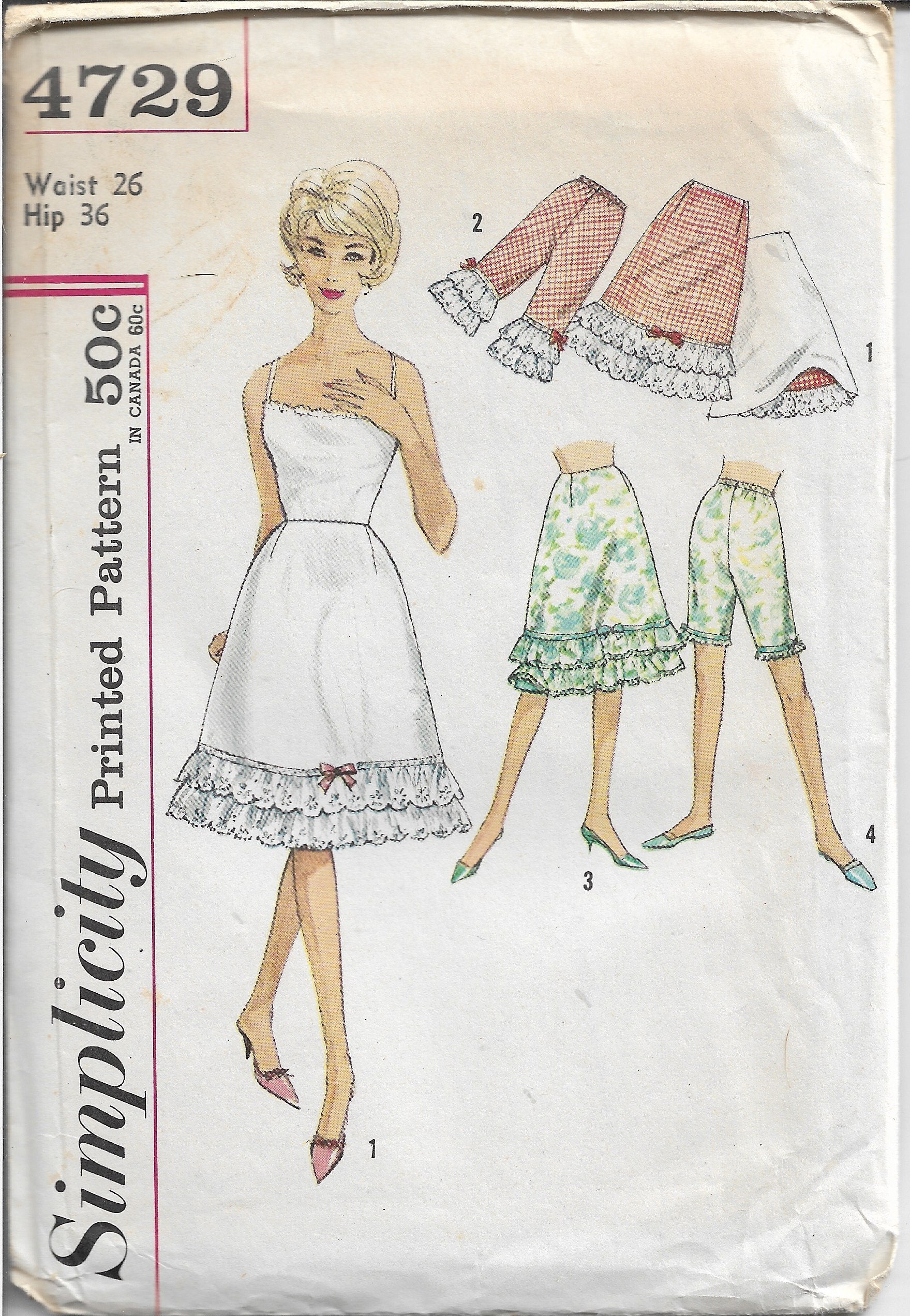 PDF Sewing Pattern for Women's Lace Bloomers Victorian Pettipants