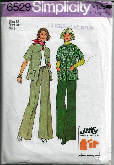 Simplicity 4548 Full Sheath Skirt Blouse Pants Jacket Vintage