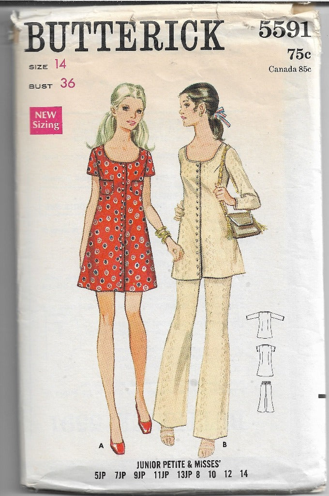 Butterick Sewing Pattern 6600 (Y) Misses Jacket Top Dress Jumpsuit Pants |  FREE Delivery Available | Abakhan - Abakhan