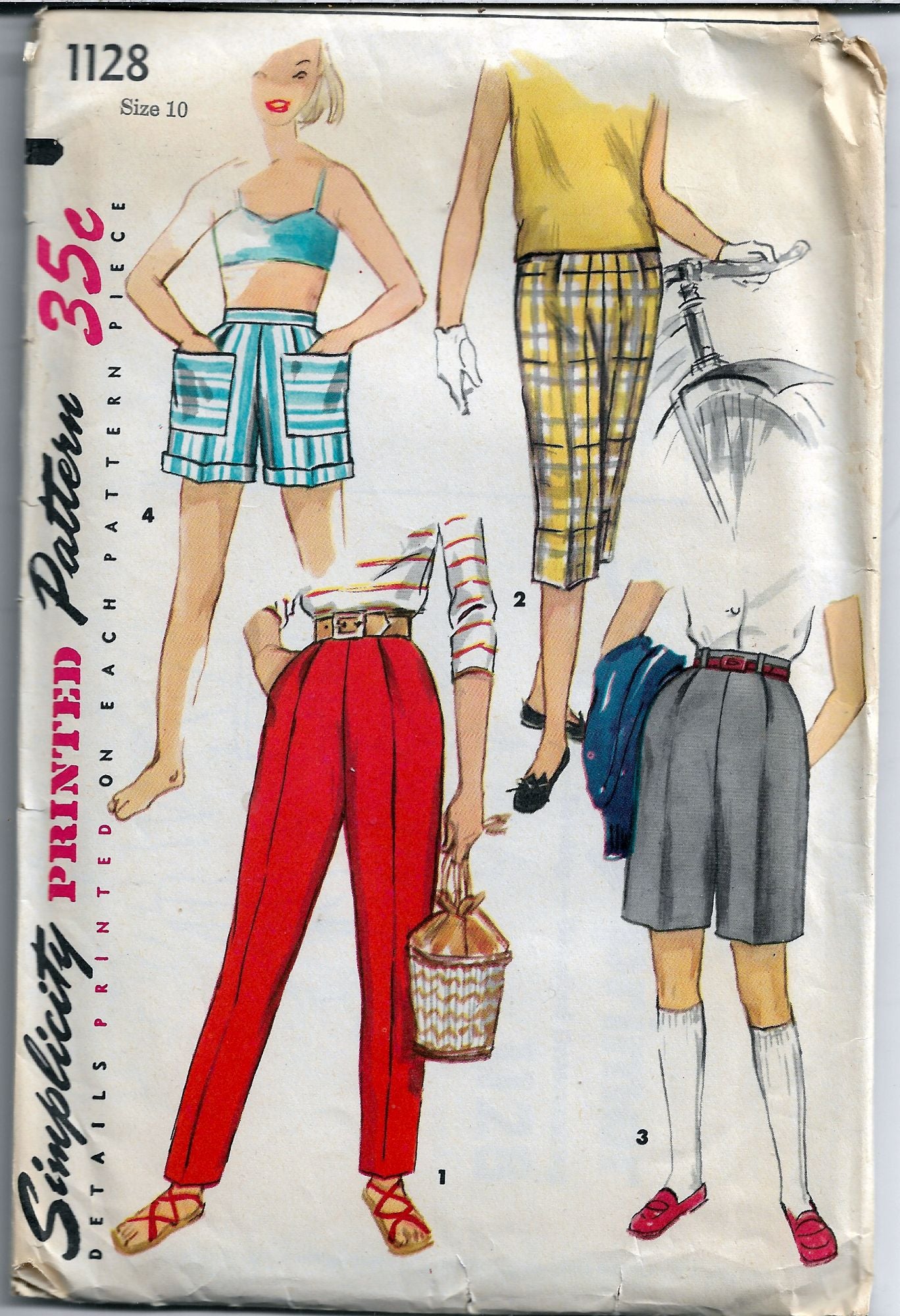 S1887 | Simplicity Sewing Pattern Misses' Pants & Skirts | Simplicity